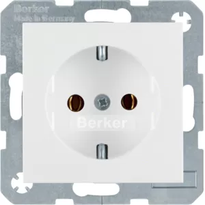 Berker Steckdose SCHUKO S.1 polarweiß glänzend 47438989