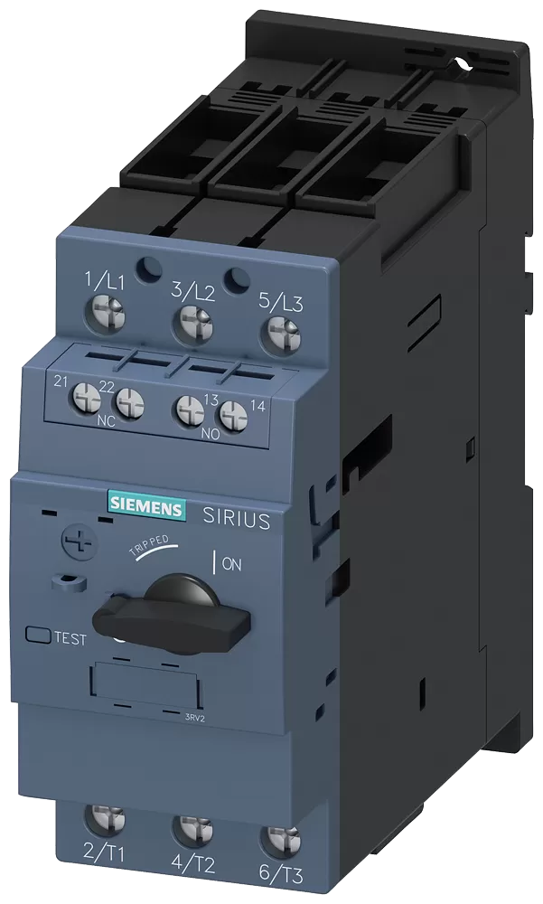 Siemens Leistungsschalter  S2  Motorschutz CLASS20 A-Auslöser 35...45 A N-Auslöser 650A 3RV20314VB15