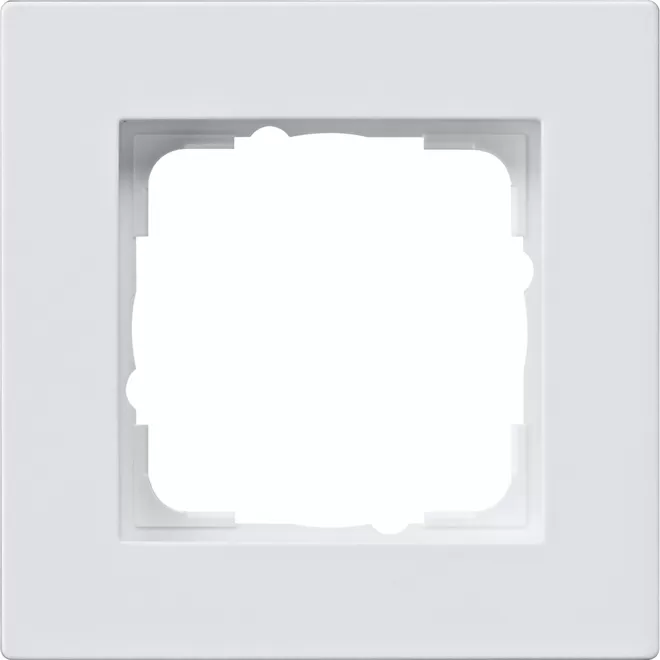 Gira Abdeckrahmen 1f flach Gira E2 Reinweiß 0211295