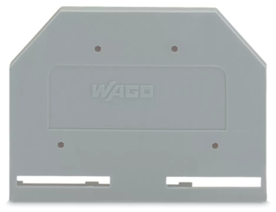 WAGO Abschluss- und Zwischenplatte;3 mm dick;grau 281-301
