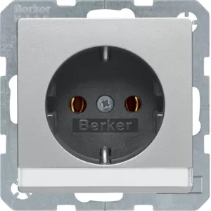 Berker Steckdose SCHUKO m BF Q.1/Q.3 alu samt 47506084