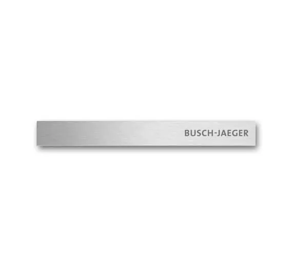 Busch-Jaeger 6352-860-101 | Abschlussleiste unten mit Temperaturfühler und Schriftzug Busch-priOn®