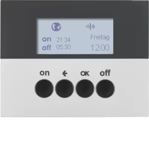 Berker KNX-Funk Zeitsch.uhr quickl K.5 alu 85745277