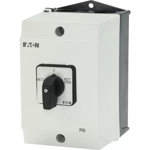 Eaton Umschalter, T3, 32 A, Aufbau, 4 Baueinheit(en), Kontakte: 8, 60 °, rastend, mit 0-Stellung, Netz-0-Notstrom, Abwicklungs Nr. 8902 215224