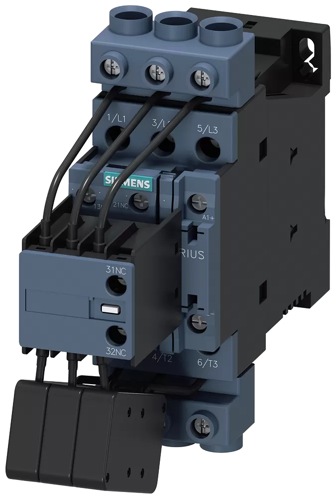 Siemens Schütz, AC-6B, 33kVAr/400V, 1S+2Ö, DC 110V, 3-polig 3RT26281BF45