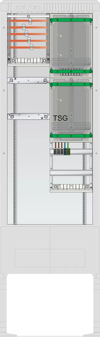 ABN Zähleranschlusssäule 1 ZP, TSG, 5pol SZ205ZZ1511
