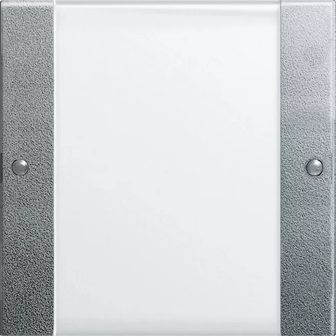 Gira Wippenset 1f BSF System 55 Klar/F Alu 213126