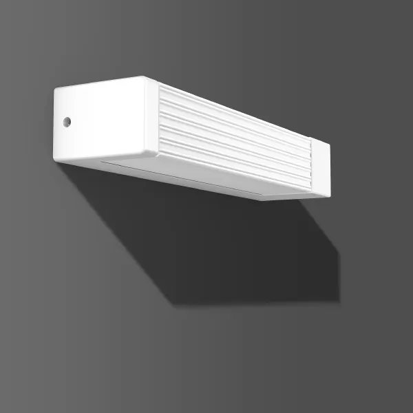 RZB R40, weiß, on/off Linienleuchten, L 355 B 55 H 80, 180°/111°, Glas opal 40123.002.1