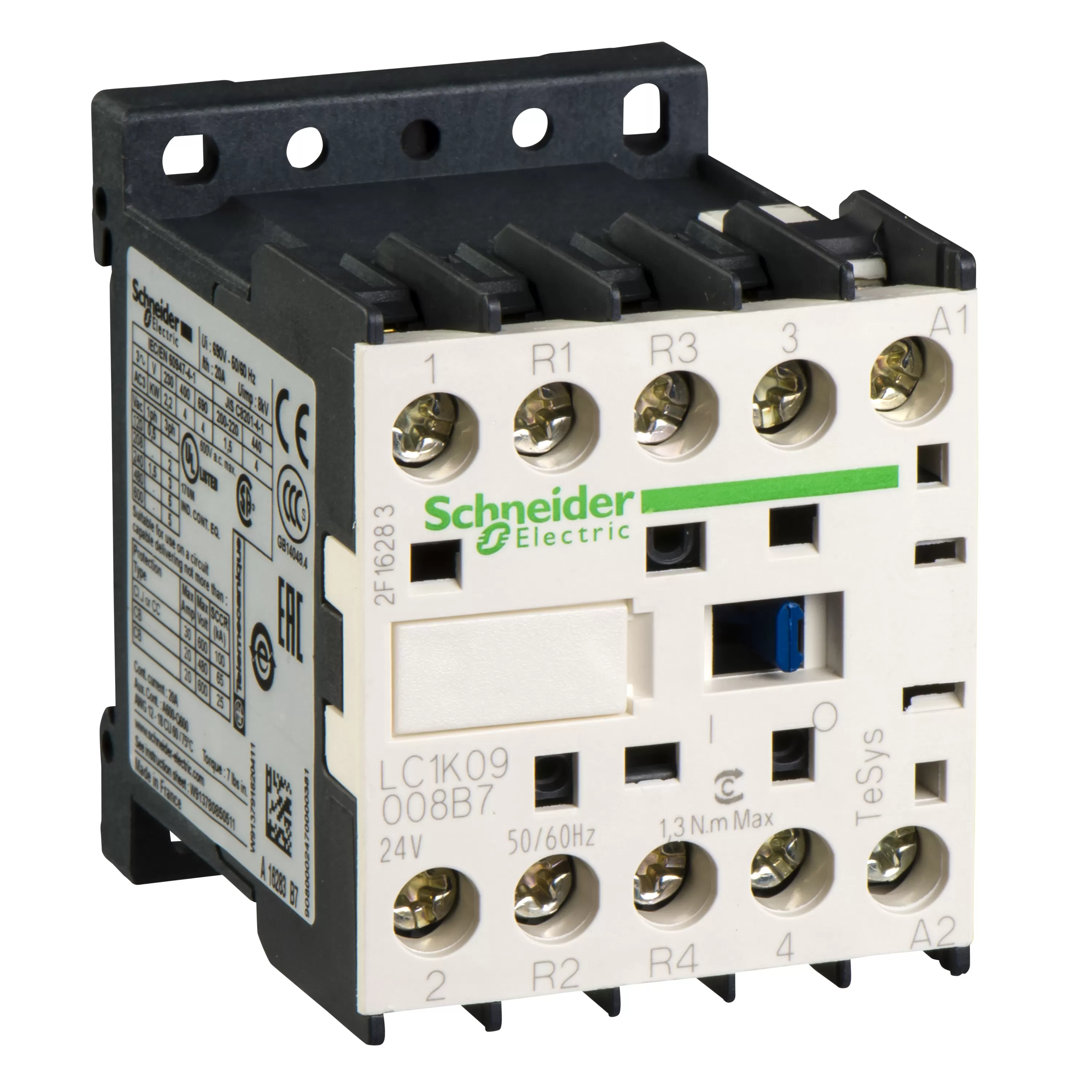 Schneider Electric Leistungsschütz LC1K 4p, Spule 24 V AC LC1K09008B7TQ