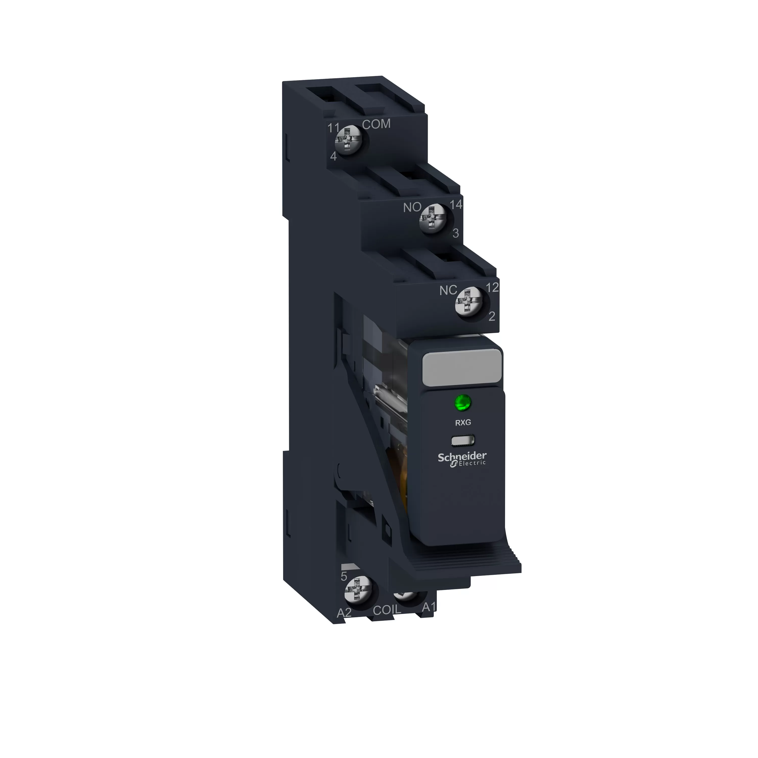 Schneider Electric Interface-Relais 1W 10A 230VAC LED Sockel Bügel Varistor montiert RXG13P7PV