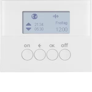 Berker KNX-Funk Zeitsch.uhr quickl K.1 pw 85745279