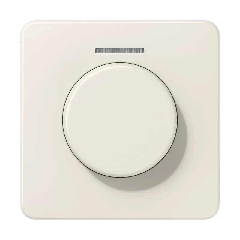 Jung Abdeckung mit Lichtleiter für KNX Drehsensor, Duroplast, Serie CD, weiß CD1540KO5
