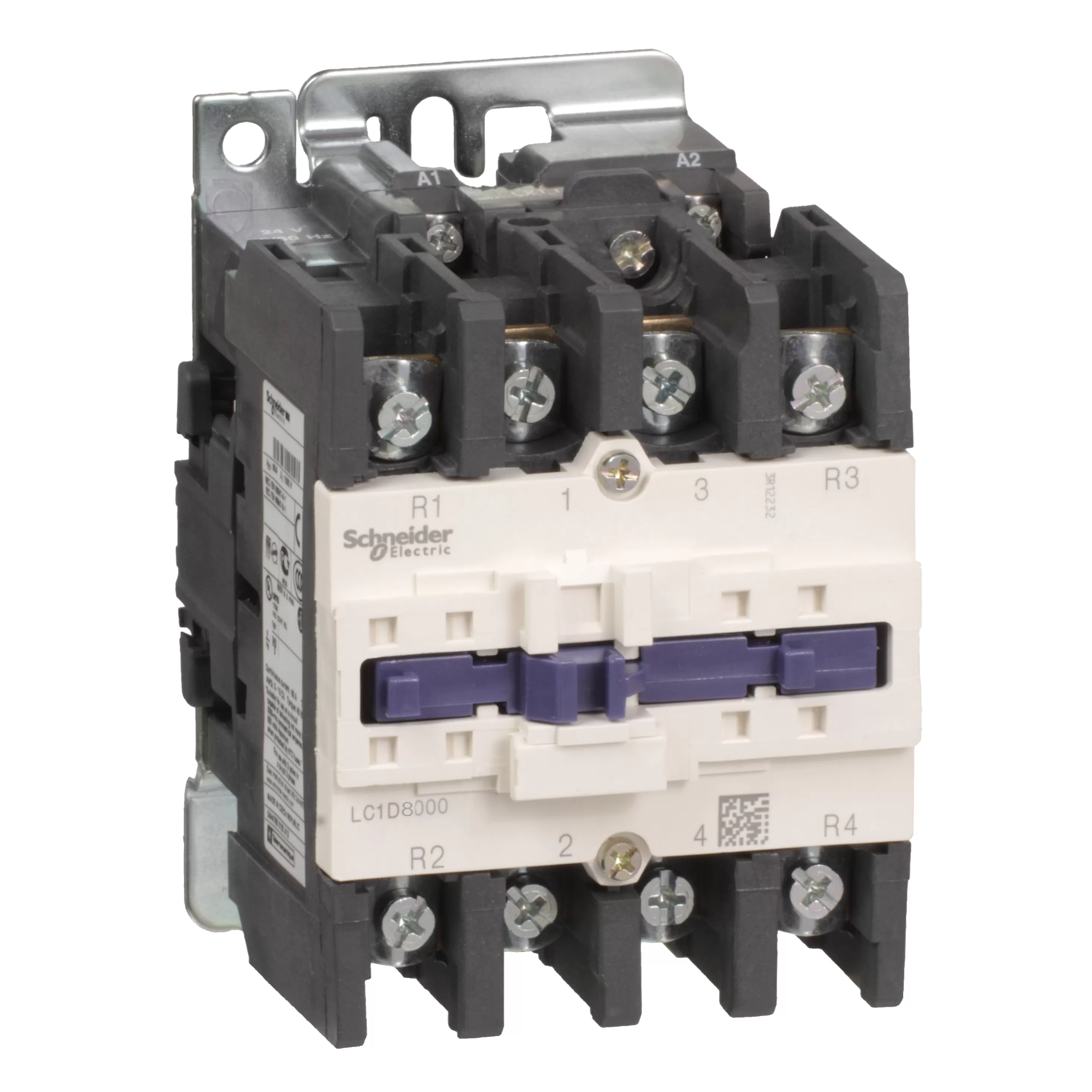 Schneider Electric Leistungsschütz LC1D 4p, Spule 110 V AC LC1D80008F7