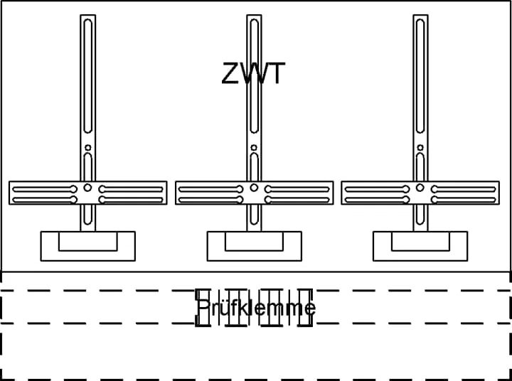 Striebel & John KF423 Zählerwechselplatte mit Zählerkreuz KF423