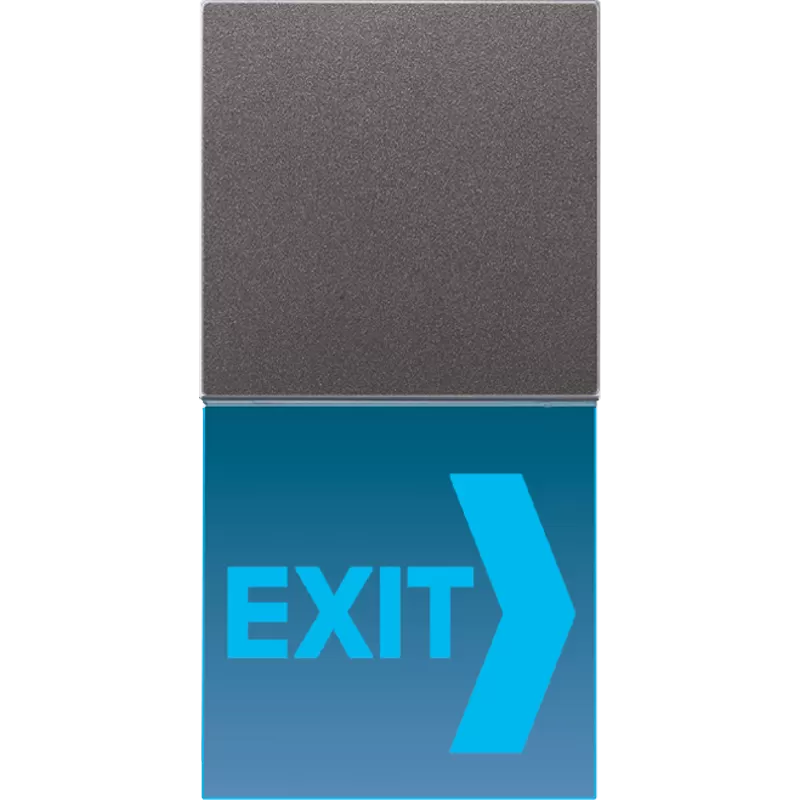 Jung LED-Lichtsignal Hinweis, blau, Serie LS, anthrazit (lackiertes Aluminium) AL2539N71ANLEDB
