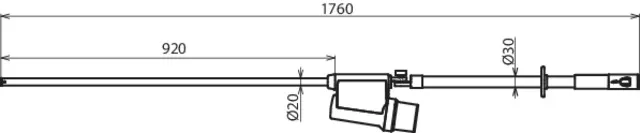 Dehn Spannungsprüfer PHE4 10...30kV 50 Hz mit Zahnkupplung Kategorie S 783161