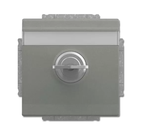 Busch-Jaeger 20 EUKNBSL-803 | SCHUKO® Steckdosen-Einsatz mit Klappdeckel und Schloss