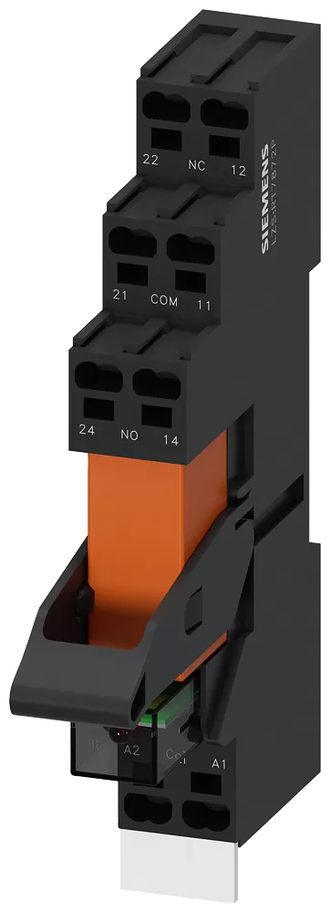Siemens Steckrelais Komplettgerät DC24V, 2W, LED-Modul rot Sockel LZS:RT4D4L24
