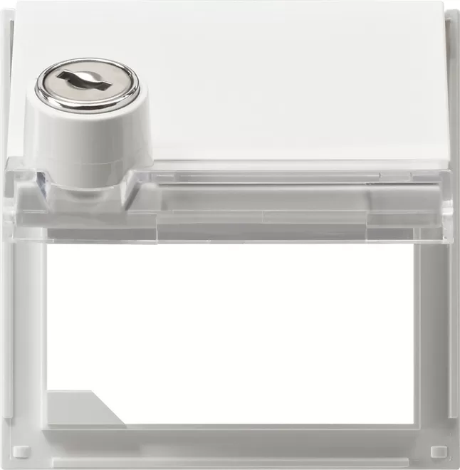 Gira Adapterrahmen KD Schloss gleich + BSF Gira TX_44 (WG UP) Reinweiß 069766