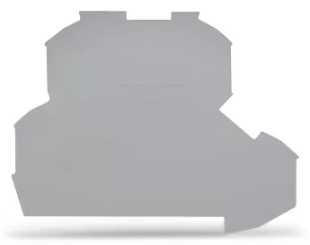 WAGO Abschluss- und Zwischenplatte;0,8 mm dick;grau 2002-2291