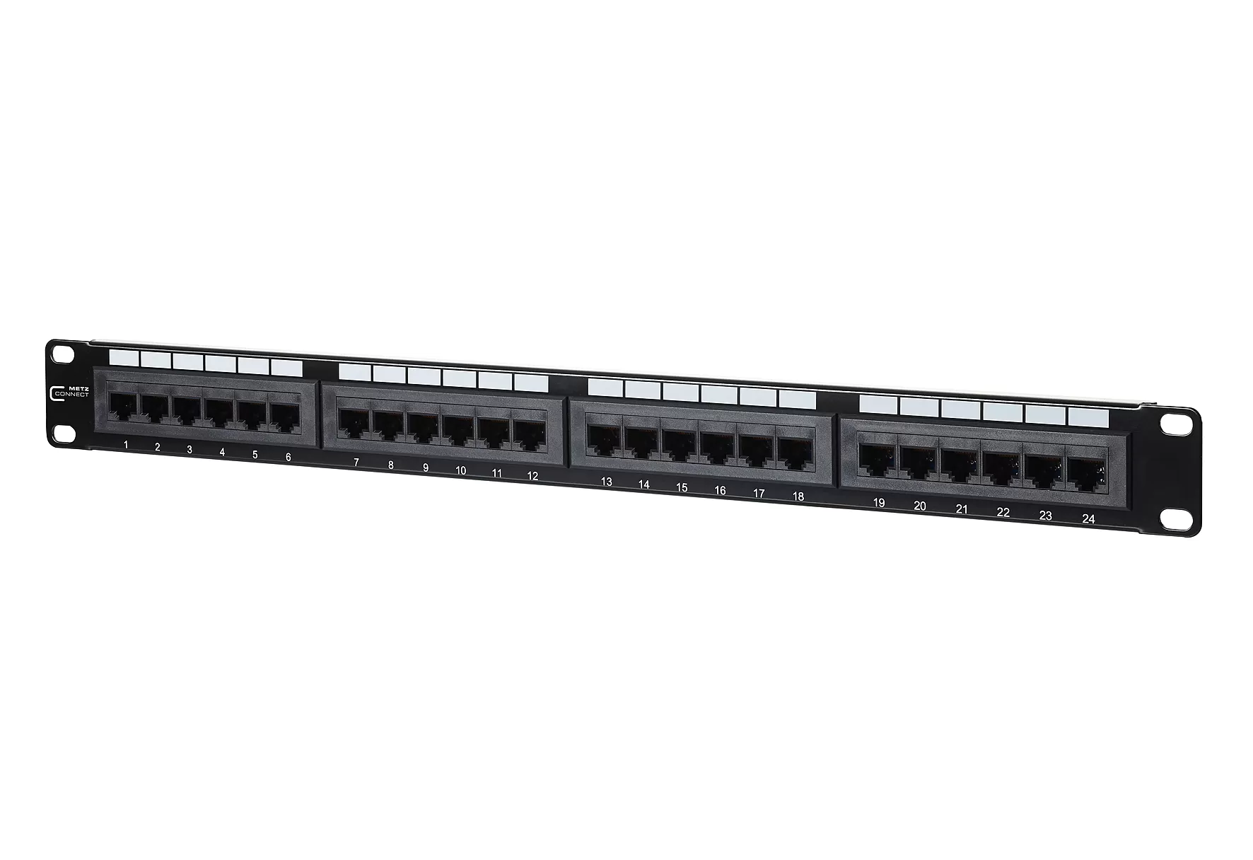 Metz Connect UTP 24 Port 1HE LSA Cat.5e Patchfeld 130A08-AP29-E