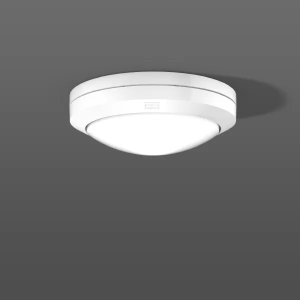 RZB Rounded Midi, 10 W, 360 lm, 840, weiß, on/off Decken- und Wandleuchten, D 268 H 91, 105°, Kunststoff (PC) opal 582003.002.19