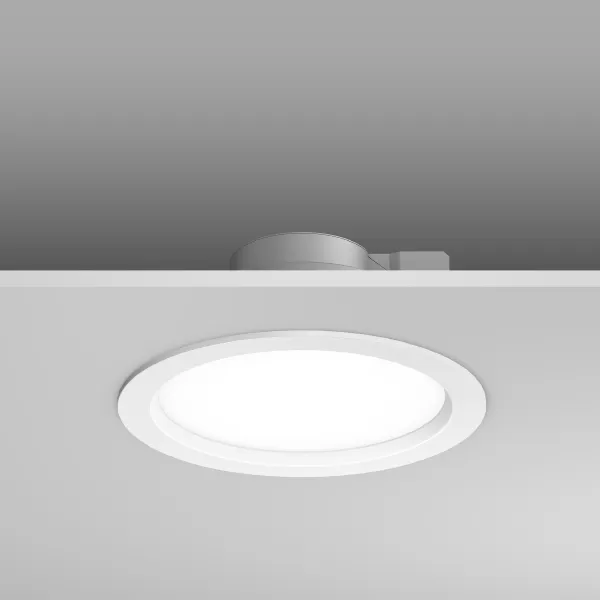 RZB Toledo, 23 W, 2500 lm, 830, 840, weiß, on/off Einbau-Downlights, D 225 H 4, 107° 901701.002