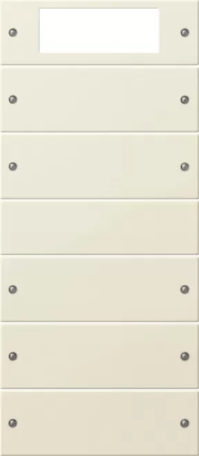 Gira Wippenset 5f Plus (2+3) System 55 Cremeweiß(lack.) 219501
