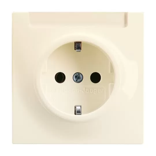Busch-Jaeger 20 EUN-72 | SCHUKO® Steckdosen-Einsatz mit Beschriftungsfeld