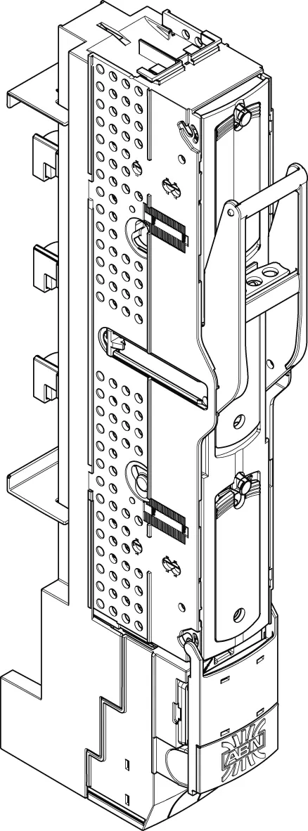 ABN NH-Trenner Leiste Gr.00 Universal Anschluss XTL703