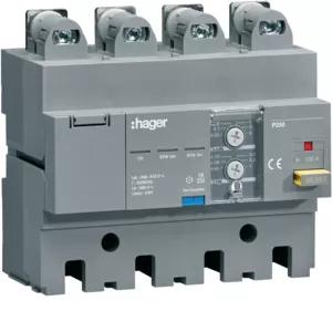 Hager FI-Block P250 4P 100A Idn 30 mA bis 6 A HBT100H