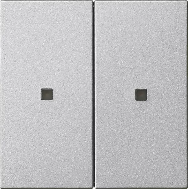 Gira S3000 Wippe 2f unbedruckt System 55 F Alu 536926