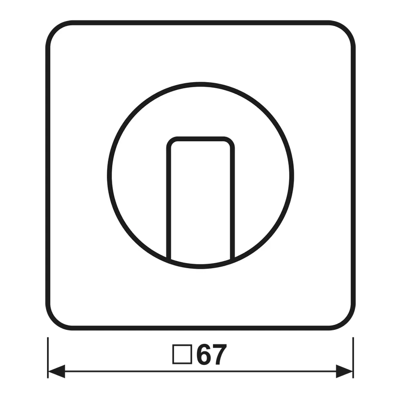 Jung Abdeckung für Drehschalter, Duroplast, Serie CD, grau CD1541GR