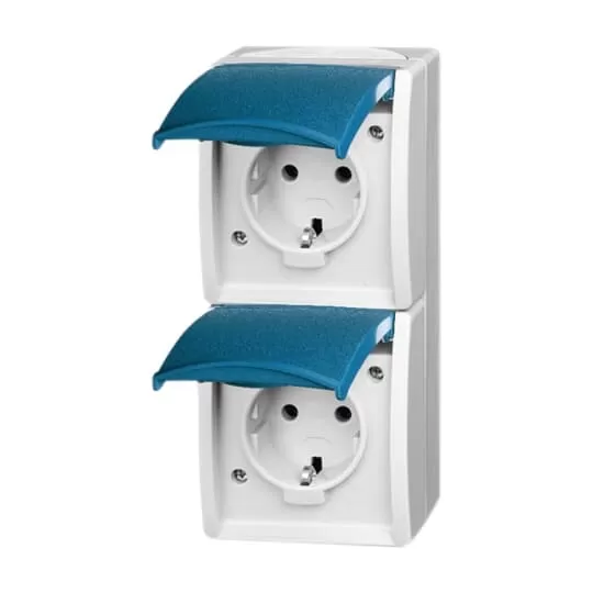 Busch-Jaeger 20-02 EW-53 | SCHUKO® Steckdose 2-fach
