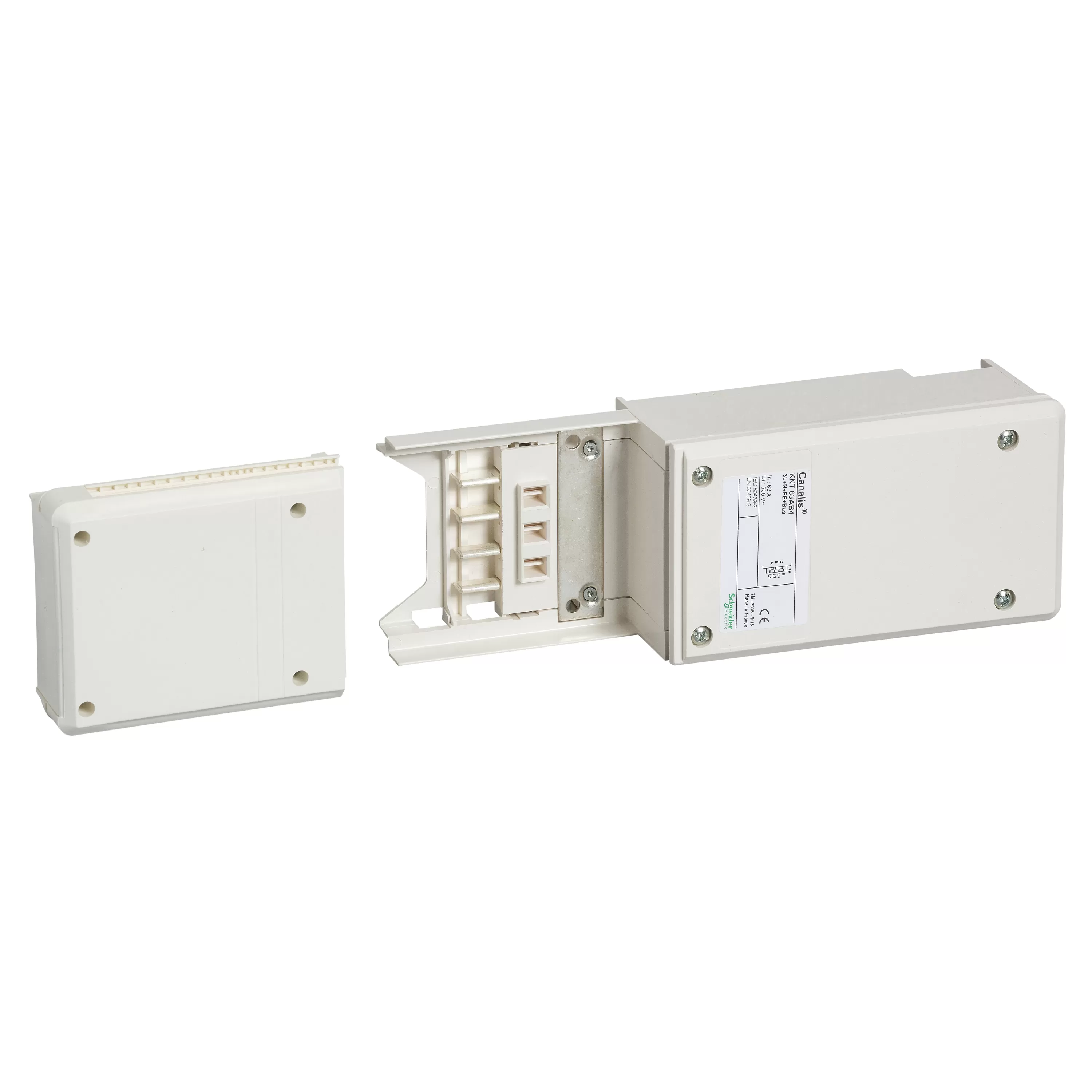 Schneider Electric KNA Endeinspeisekasten, 63A, links oder rechts KNA63AB4