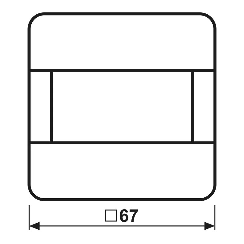Jung Automatikschalter Universal 1,10 m, IP44, Serie CD, grau CD17181WUGR
