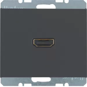 Berker HDMI Steckdose K.1 anthrazit matt 3315427006