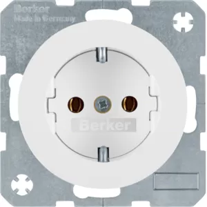 Berker Steckdose SCHUKO R.1/R.3 polarweiß glänz 47432089