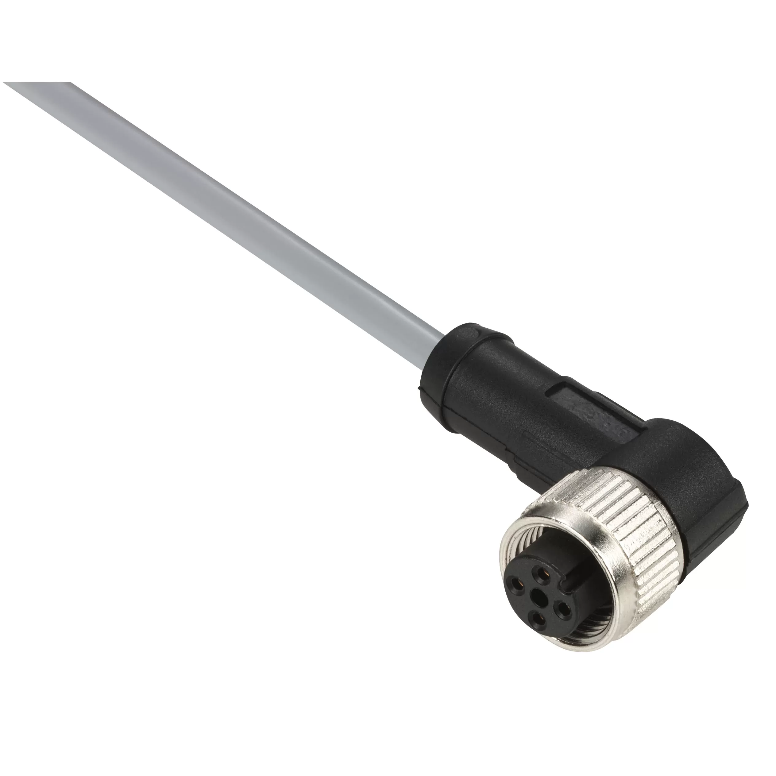 Yageo Verbindungskabel, PVC, Buchse M12 3PIN abgewinkelt, 5M XZCPV12V2L5