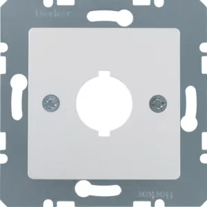 Berker Zentralplatte f BG Ø 18,8 mm alu matt 14311404