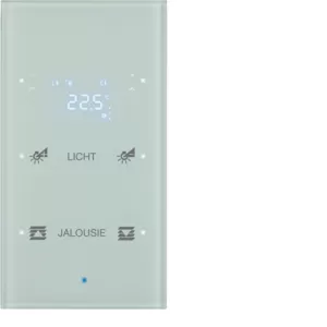 Berker Glas-Sensor 2f m Te.reg TS konf pw 75642130