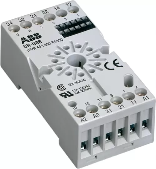 ABB CR-U3S Sockel für 3We CR-U Relais 1SVR405660R0000