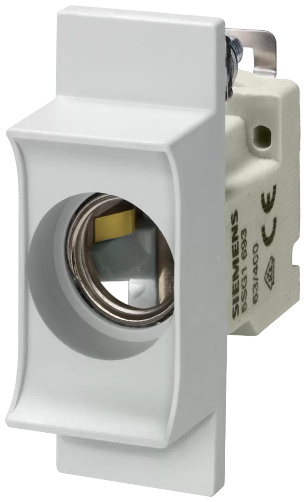 Siemens NEOZED, Sicherungssockel, D02, 1-polig, 63 A, Un AC: 400 V, Un DC: 250 V 5SG1693