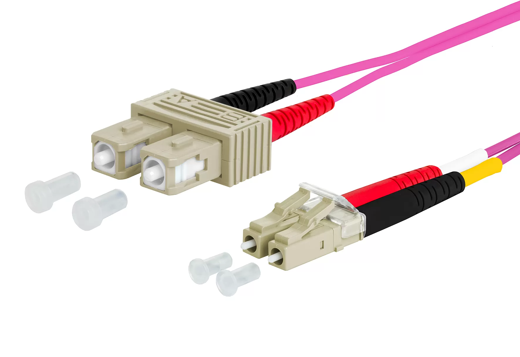 Metz Connect OpDAT Patchkabel SC-D/LC-D OM4 0,5 m 151S1EOJO05E
