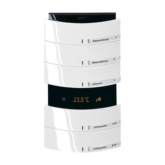 Busch-Jaeger 6321/58-24G | Bedienelement 5/10-fach, mit IR-Schnittstelle und RTR Busch-triton®