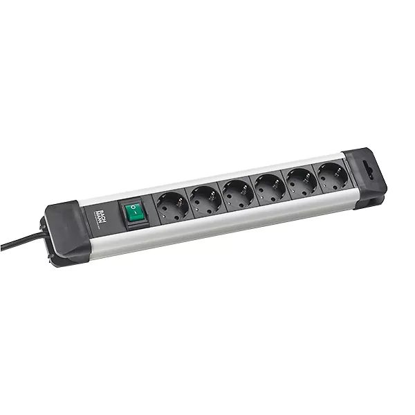 Bachmann CONNECTUS 6xCEE7/3 1xSchalter Strom 2,0m CEE7/7 330.101