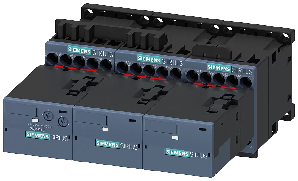 Siemens Stern-Dreieck-Kombination AC3, 5,5kW/400V AC110V, 50/60Hz, 3pol. S00 3RA24158XF311AF0
