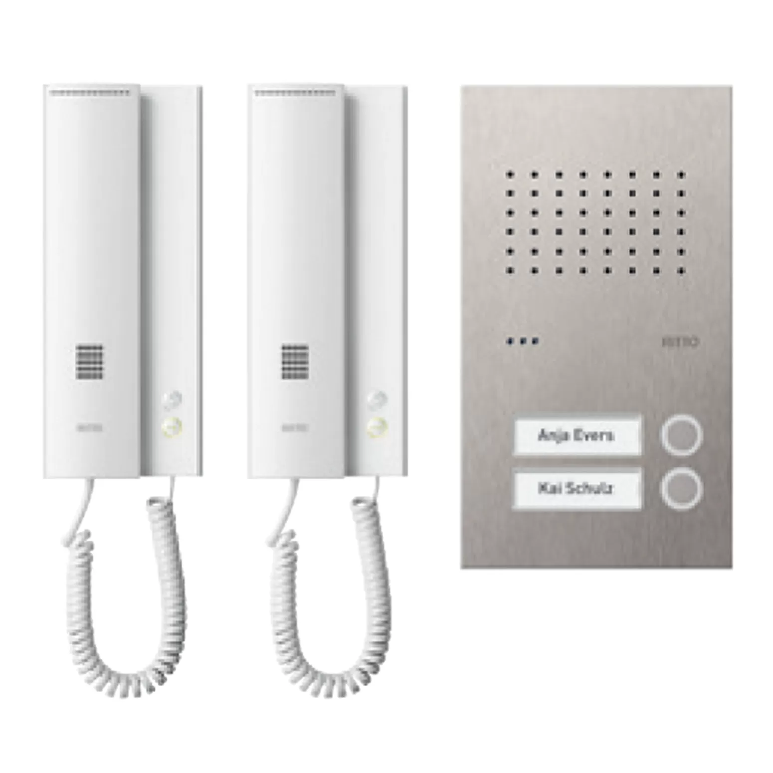 Ritto Acero pur Audio-Set 2 WE, edelstahl/weiß RGE1818225
