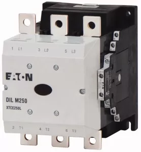 Eaton Leistungsschütz, 380 V 400 V 132 kW, 2 S, 2 Ö, RA 250: 110 - 250 V 40 - 60 Hz/110 - 350 V DC, Wechsel- und Gleichstrombetätigung, Schraubanschluss 208201