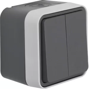 Berker Serientaster 2S getr Ein.klem AP W.1 gr 50753515